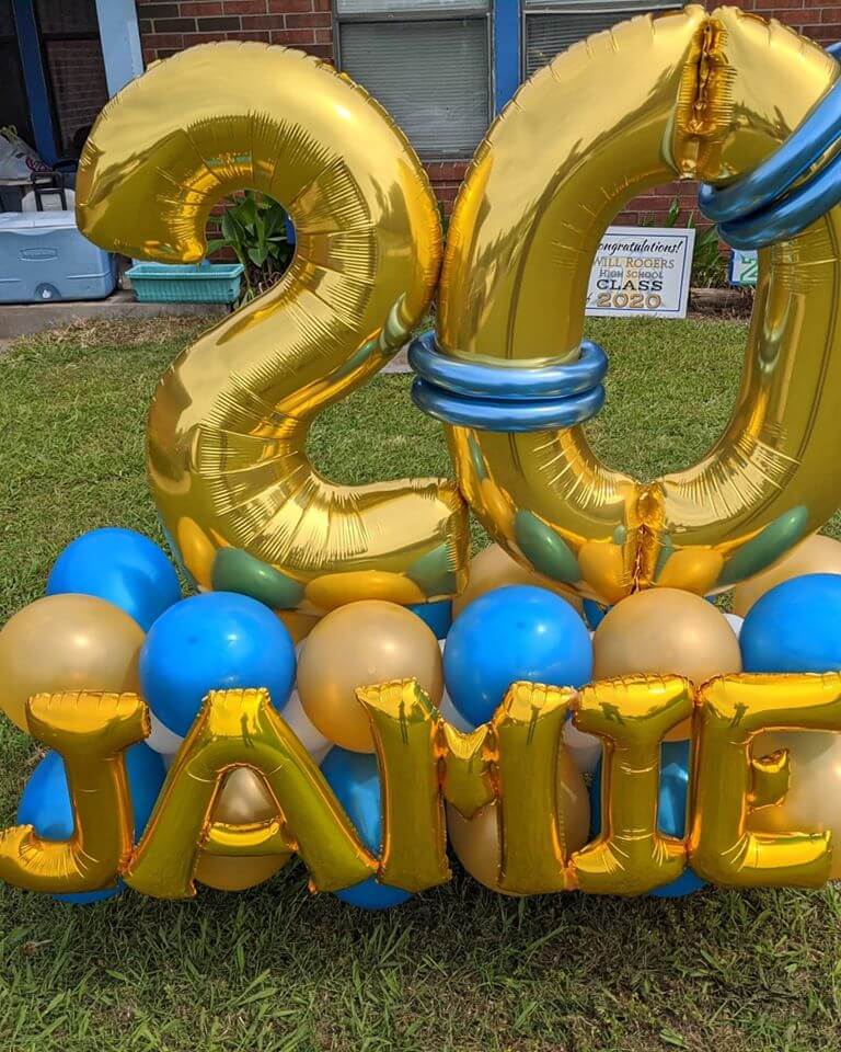 Balloon Sculpture for a Graduation Event