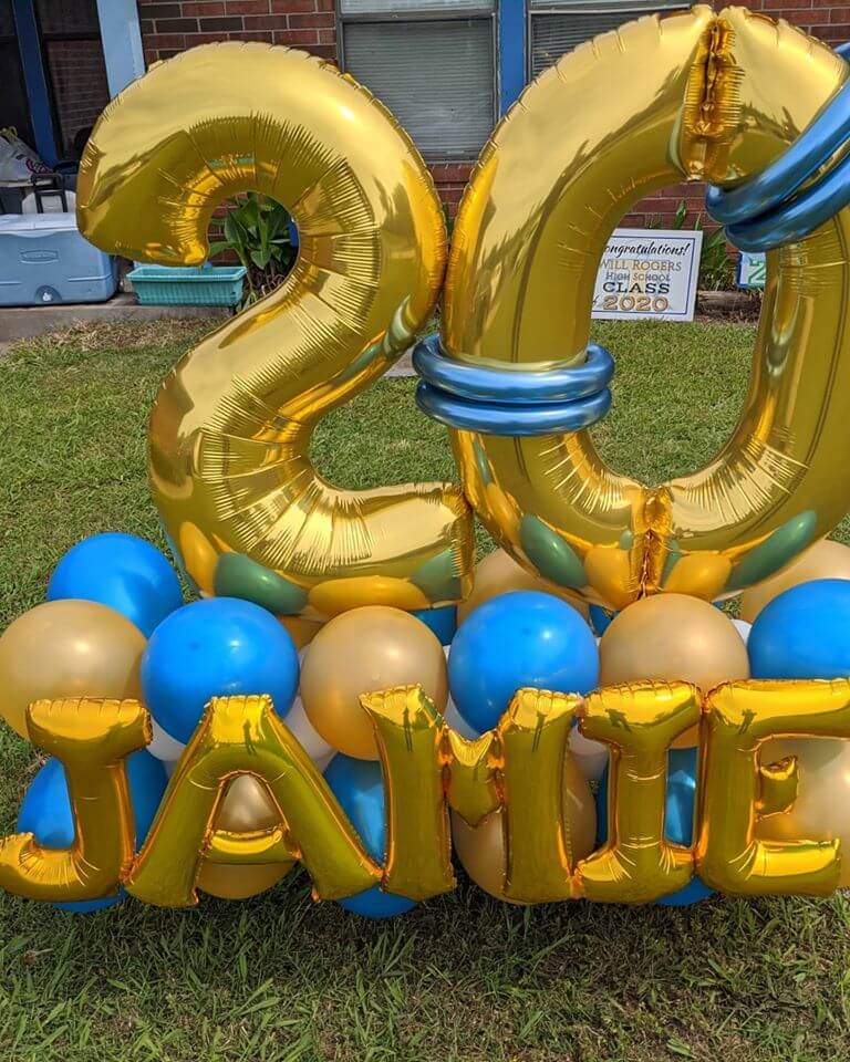 Balloon Sculpture for a Graduation Event