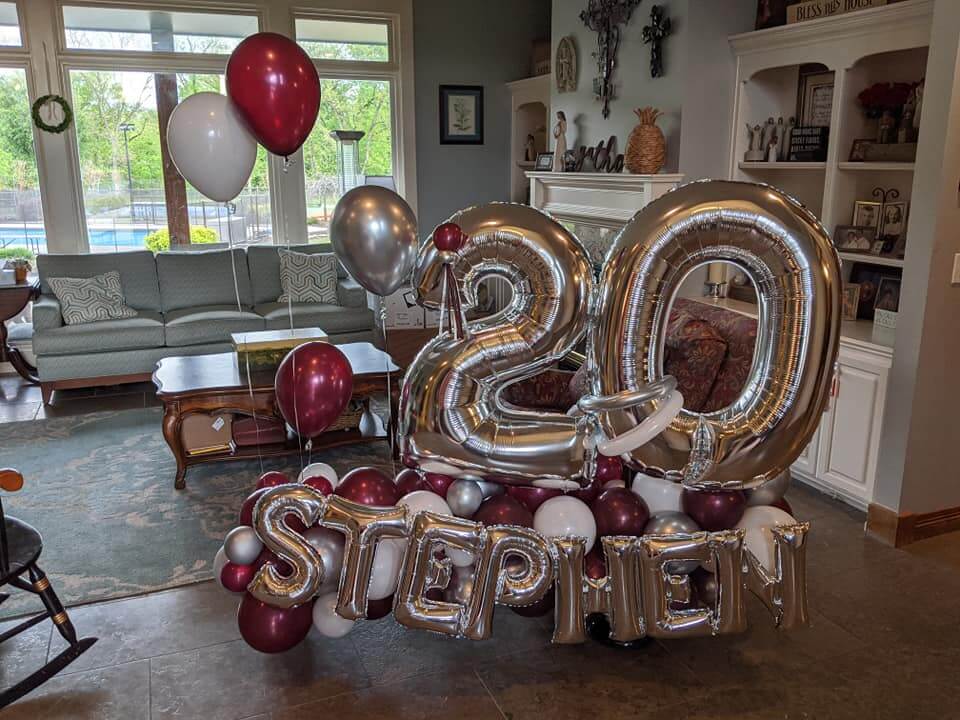 Balloon Sculpture for a Graduation Event