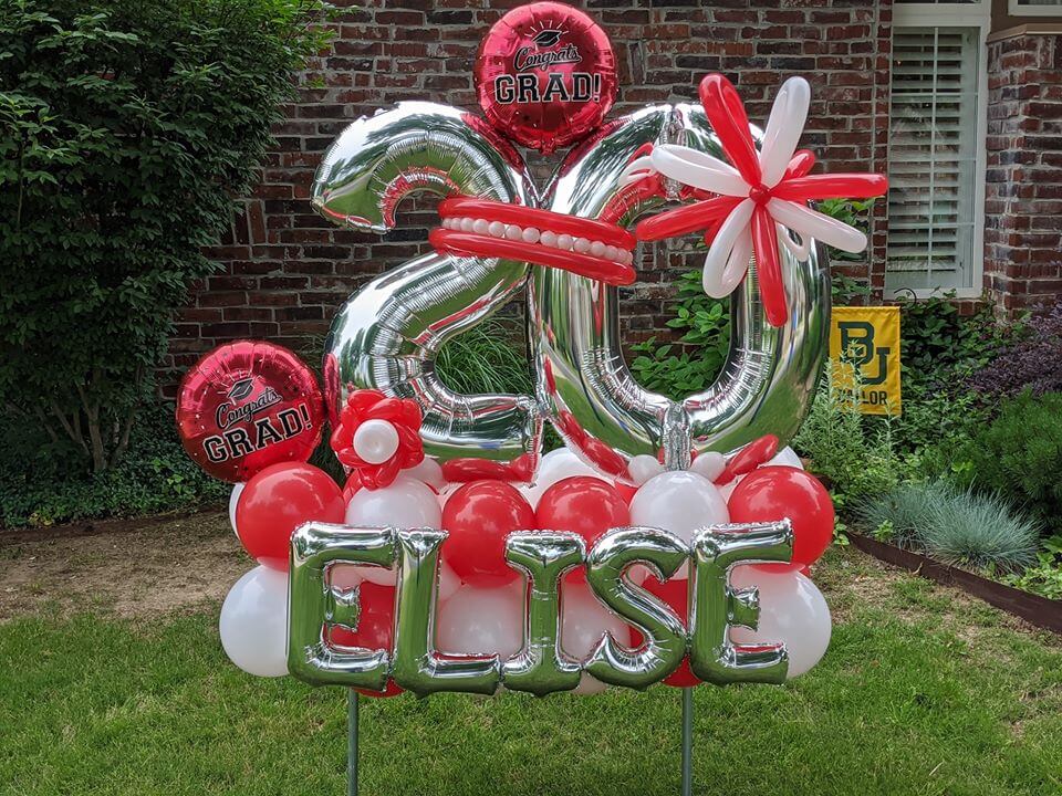 Balloon Sculpture for a Graduation Event