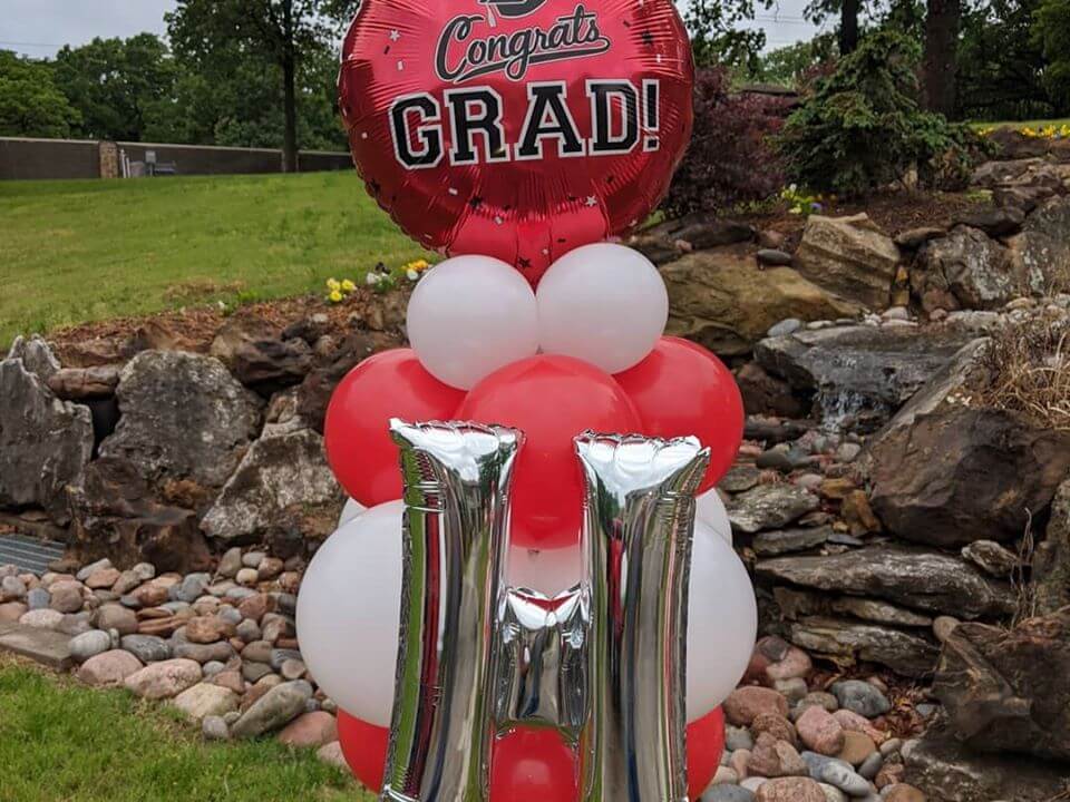 Balloon Sculpture for a Graduation Event