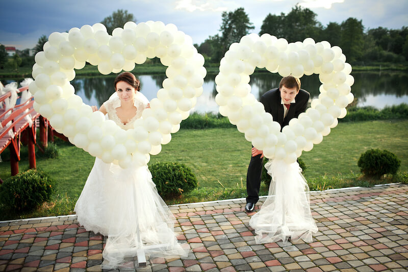 Balloon Sculpture for a Wedding